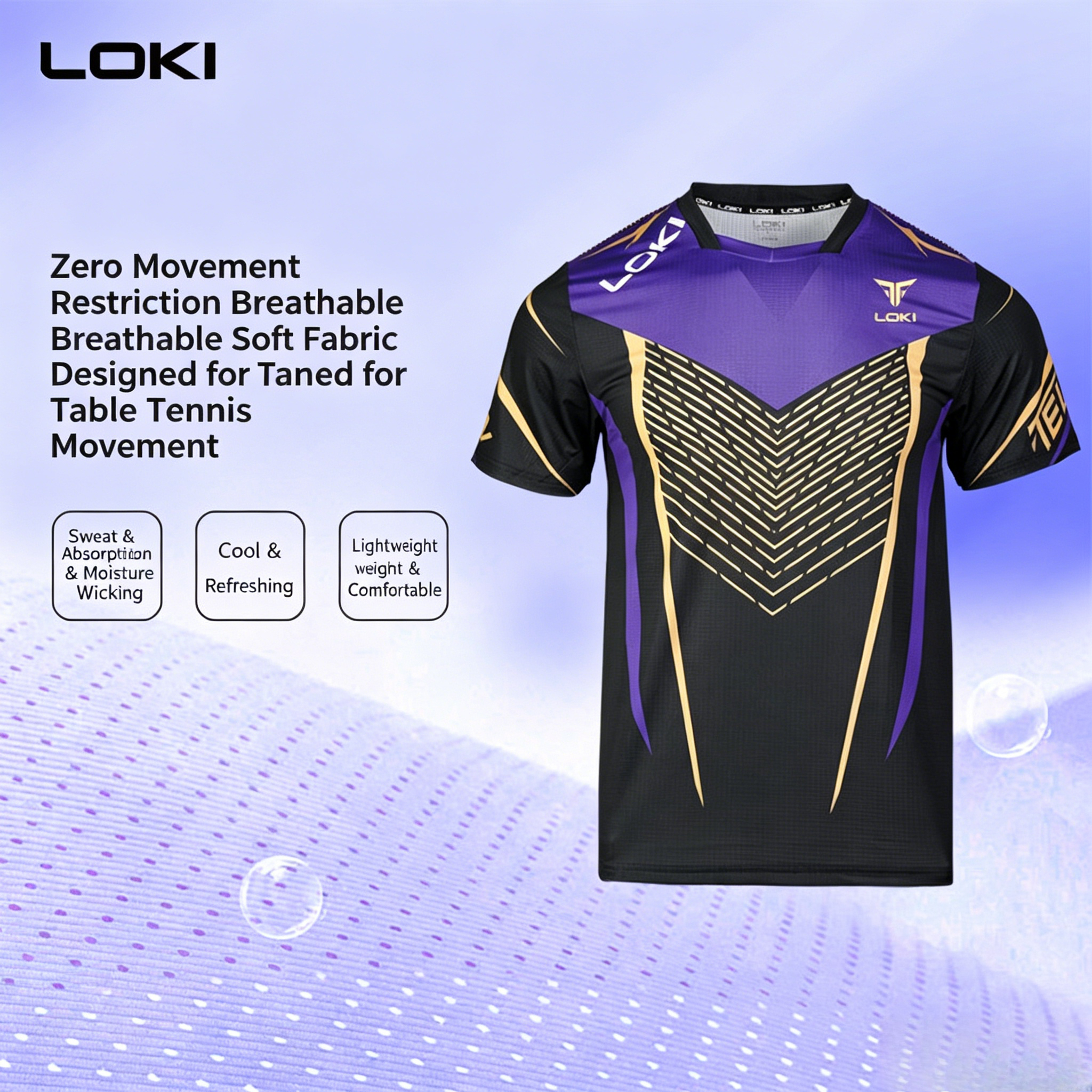 Table Tennis For Kids - Original LOKI Kids Ping Pong Jersey