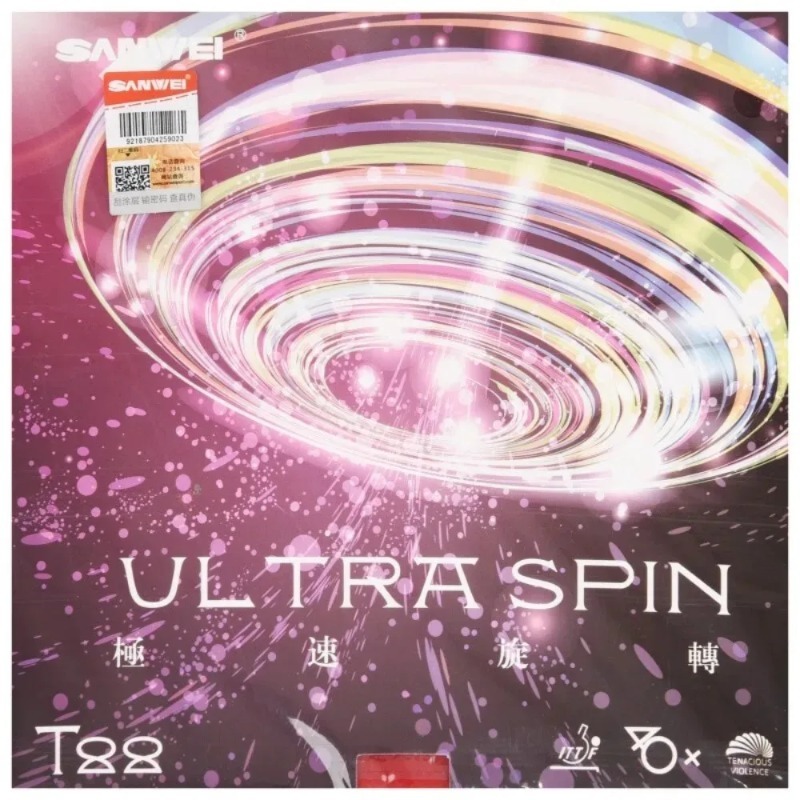 Sanwei  T88 ULTRA-Spin T88-3 T - Table Tennis Rubber Anti Spin บทวิจารณ์และราคา