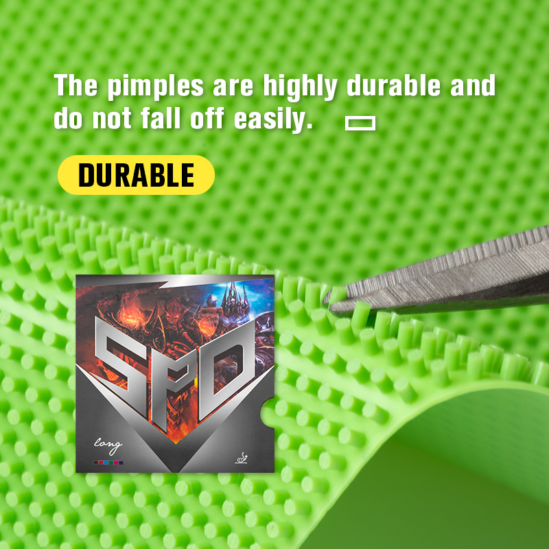 SPD Super Long Pips Table Tenn - Table Tennis Rubber Anti Spin บทวิจารณ์และราคา