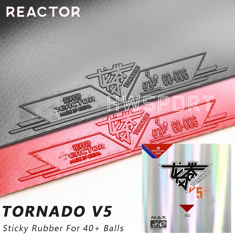 REACTOR Tornada V5 Table Tenni - Table Tennis Rubber Anti Spin บทวิจารณ์และราคา