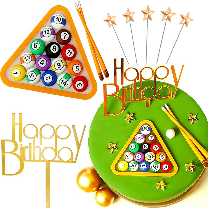 Billiard Ball Cake Decoration  - Table Tennis Ball บทวิจารณ์และราคา