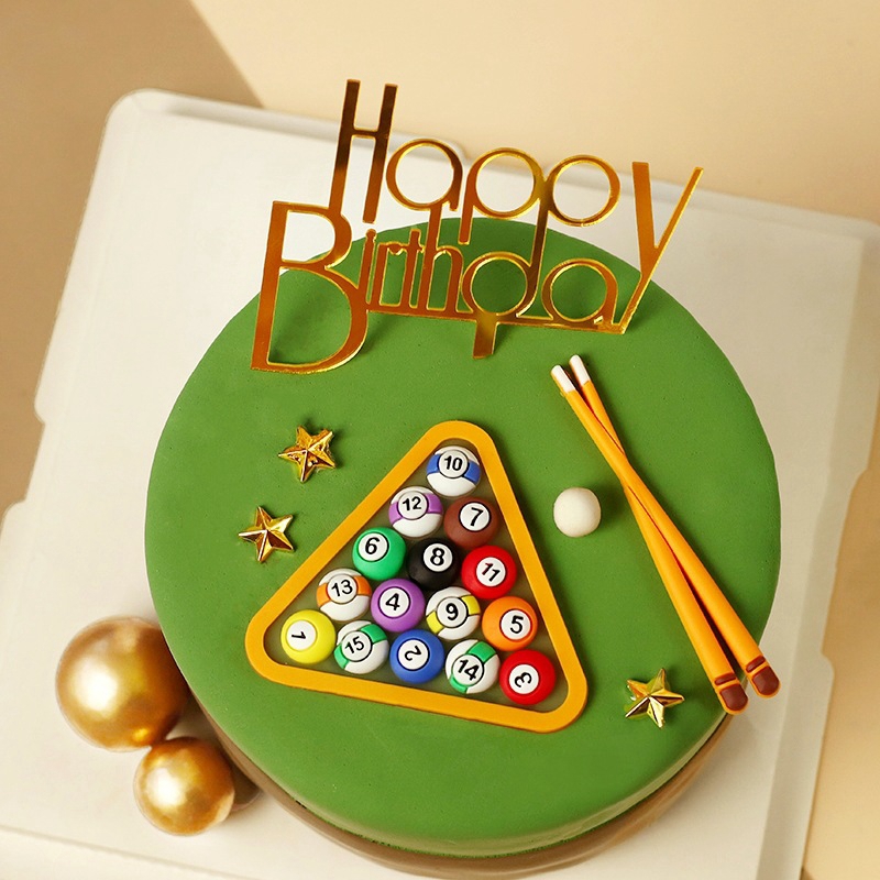 Billiard Ball Cake Decoration  - Table Tennis Ball บทวิจารณ์และราคา
