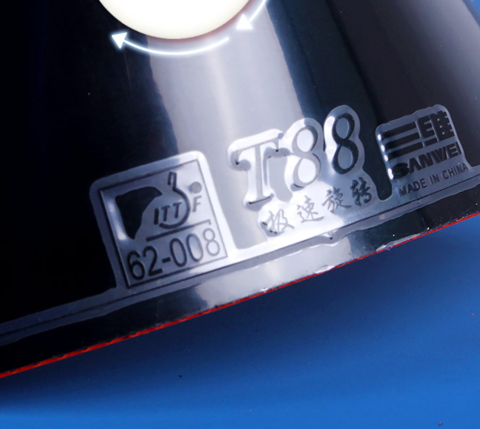 Original SANWEI T88 Ultra Spin - Table Tennis Rubber Anti Spin บทวิจารณ์และราคา
