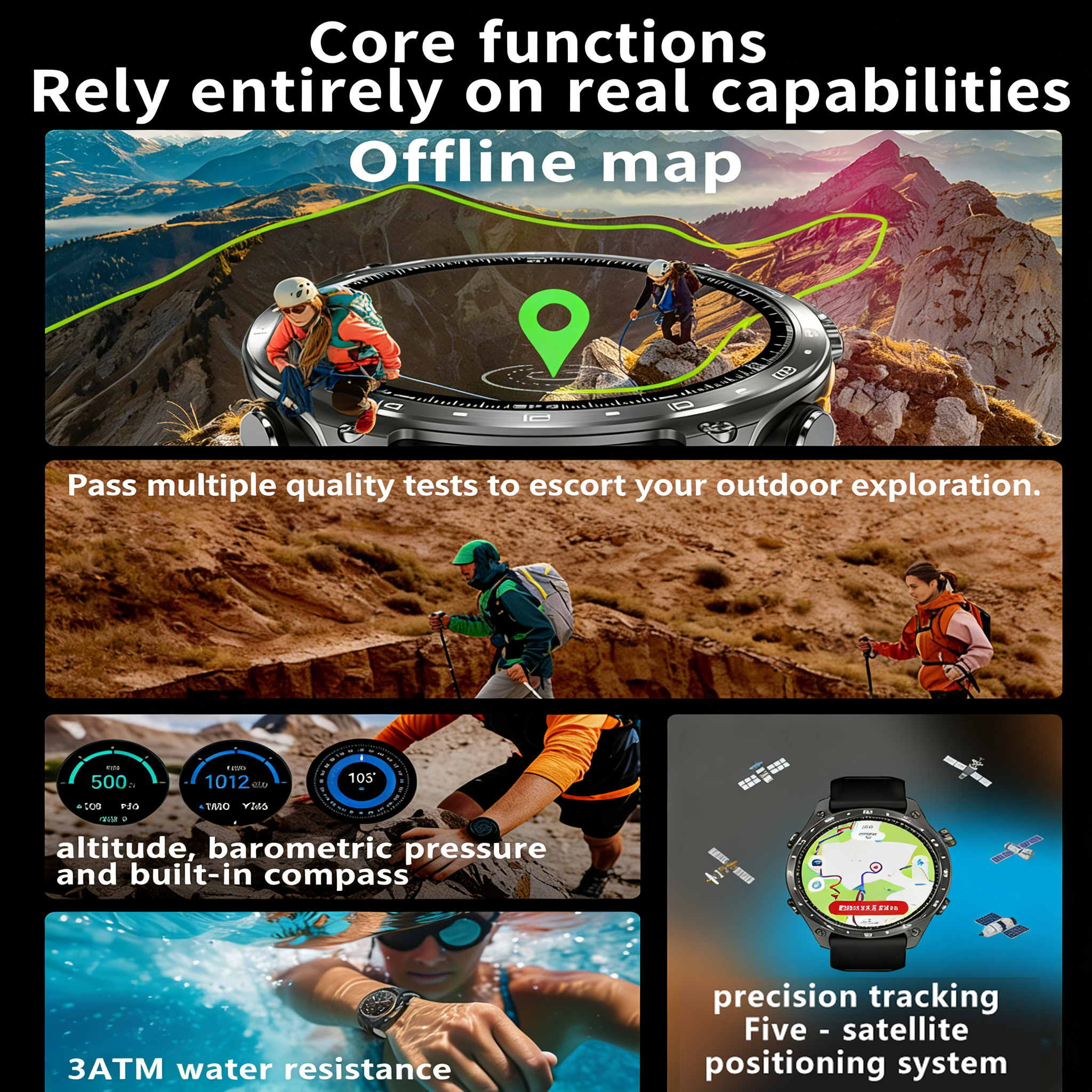 GPS Smart Watch for Outdoor HD - Table Tennis World บทวิจารณ์และราคา