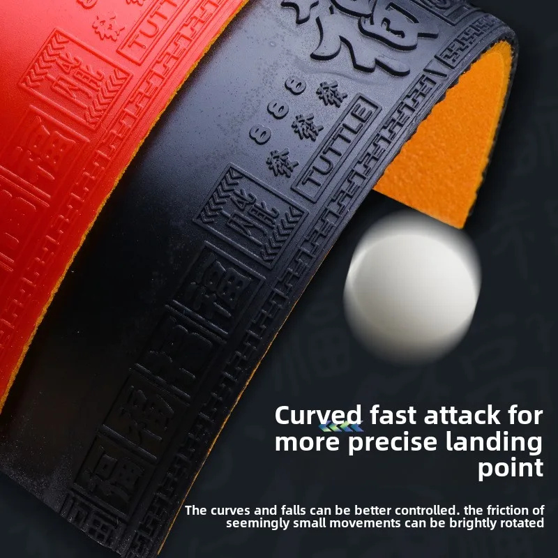 TUTTLE 888- Fu Ping Pong Paddl - Table Tennis Rubber Anti Spin บทวิจารณ์และราคา