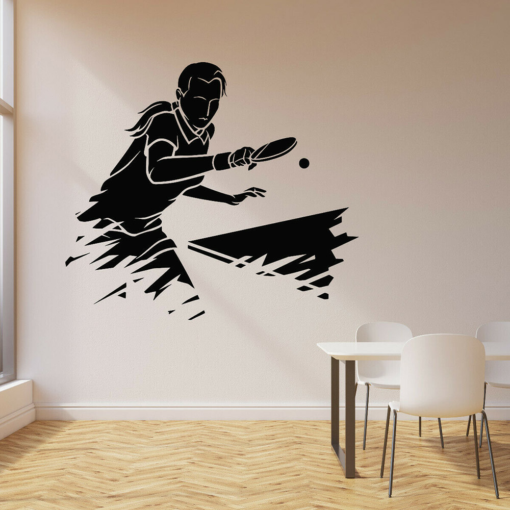 Ping Pong Sports Wall Sticker  - Table Tennis Live บทวิจารณ์และราคา